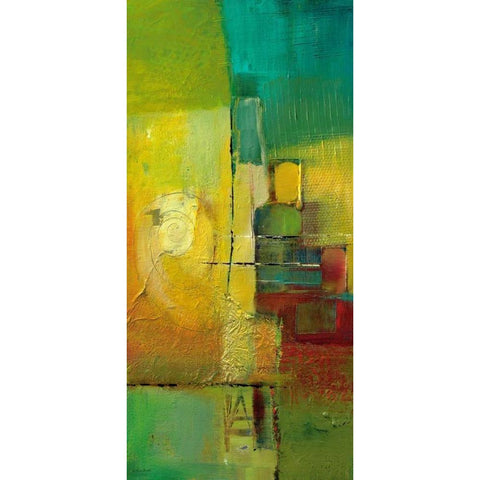 Springtime II White Modern Wood Framed Art Print by Danckaert, Bea