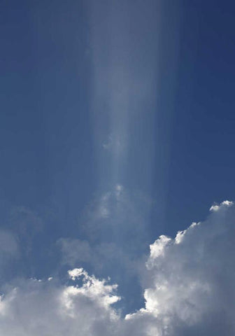 Hoffnung 2 White Modern Wood Framed Art Print with Double Matting by Paprotny, Bogdan