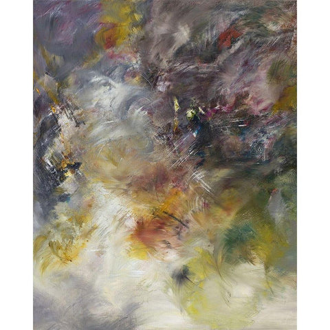 Extravaganz VI White Modern Wood Framed Art Print by Middendorf, Christiane