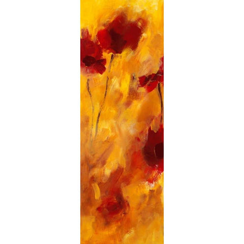 Farbklange II White Modern Wood Framed Art Print by Ohland, Christa