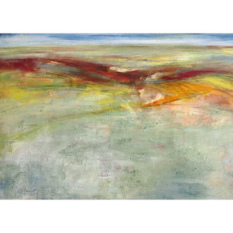 Weites Land I White Modern Wood Framed Art Print by Ohland, Christa