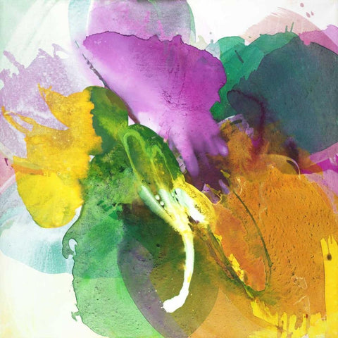 Enchanting Black Modern Wood Framed Art Print with Double Matting by Ruttkau, El