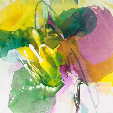 Charming Black Modern Wood Framed Art Print with Double Matting by Ruttkau, El