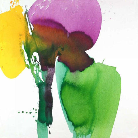 Amusing White Modern Wood Framed Art Print by Ruttkau, El