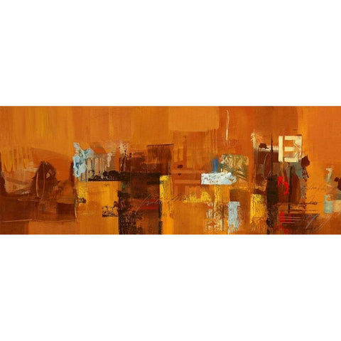 Mondo Astratto White Modern Wood Framed Art Print by Cusumano, Francesco