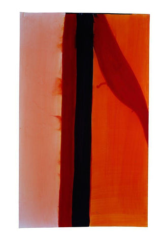 OkÃ¨ II White Modern Wood Framed Art Print with Double Matting by Fusi, Federico