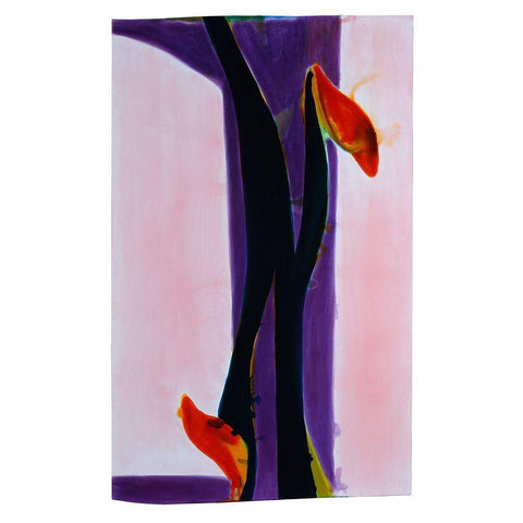 OkÃ¨ III Black Modern Wood Framed Art Print with Double Matting by Fusi, Federico