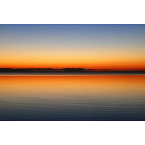 Horizont Gold Ornate Wood Framed Art Print with Double Matting by Rossmeissl, Gerhard