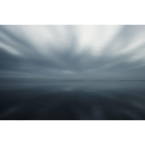 Horizont und Licht VI Black Modern Wood Framed Art Print by Rossmeissl, Gerhard