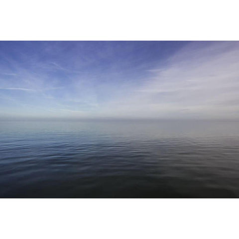 Horizont und Licht VIII White Modern Wood Framed Art Print by Rossmeissl, Gerhard