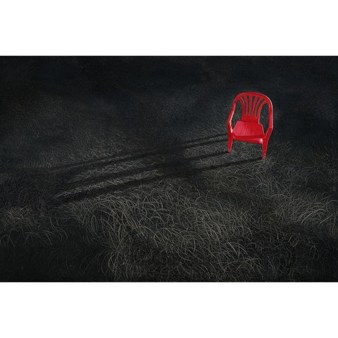 Anscheinend schon White Modern Wood Framed Art Print by Li, Heng