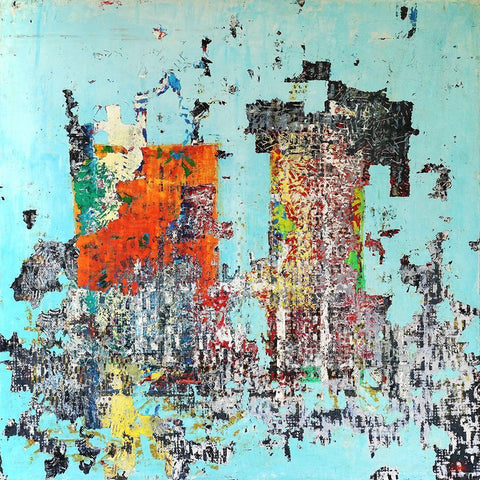 OT.20032008 Black Modern Wood Framed Art Print by Pfeiffer, H.M.