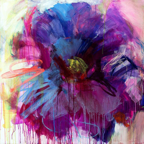 OT 50-17 Black Modern Wood Framed Art Print by Willberg, Heidi