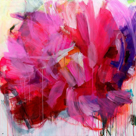 OT 05-18 Black Modern Wood Framed Art Print by Willberg, Heidi