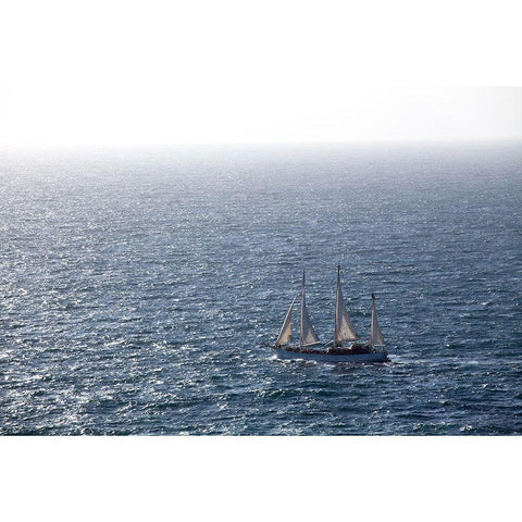 Hart am Wind White Modern Wood Framed Art Print by Pawlitzki, Micha