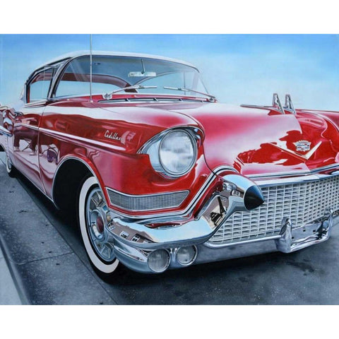 Classic Reflections Black Modern Wood Framed Art Print by Schuh, Michael