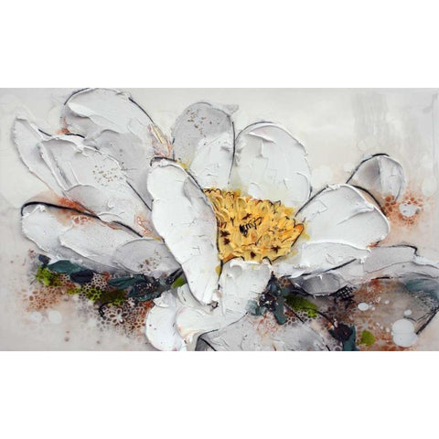 Nevicata White Modern Wood Framed Art Print by Beletti, Nicole