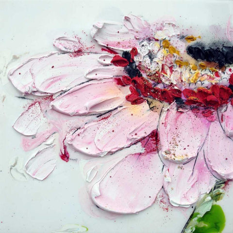 Margherita 2 Black Modern Wood Framed Art Print with Double Matting by Beletti, Nicole