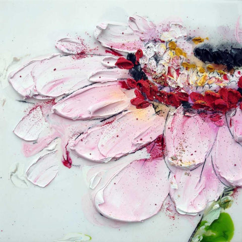 Margherita 2 Black Ornate Wood Framed Art Print with Double Matting by Beletti, Nicole