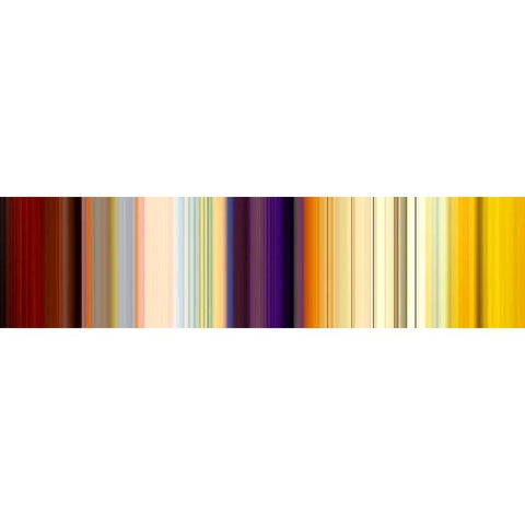 Lichtlinien 639 Black Modern Wood Framed Art Print with Double Matting by Klipp, Ortwin