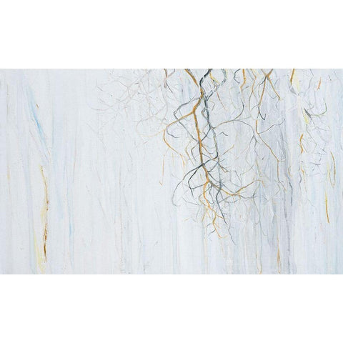 Radici 2  Black Modern Wood Framed Art Print with Double Matting by Capogrosso, Pietro