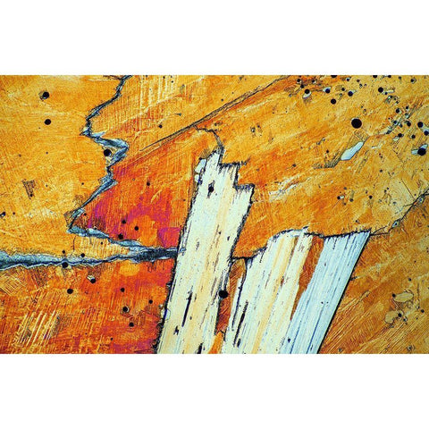 Natriumhydrogensulfat Gold Ornate Wood Framed Art Print with Double Matting by Juzak, Peter