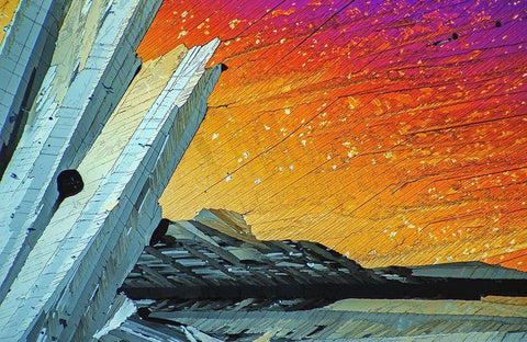 AdipinsÃ¤ure Black Ornate Wood Framed Art Print with Double Matting by Juzak, Peter