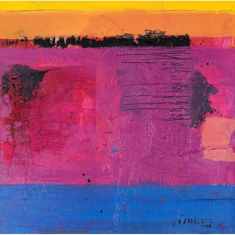 Memory of Japan I Gold Ornate Wood Framed Art Print with Double Matting by SÃ¼ess, Robert