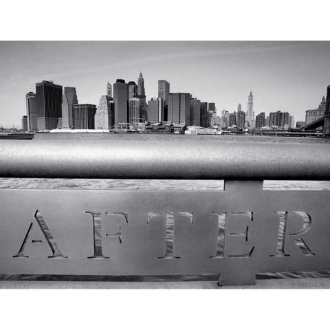 After Black Modern Wood Framed Art Print with Double Matting by Reis, Thomas