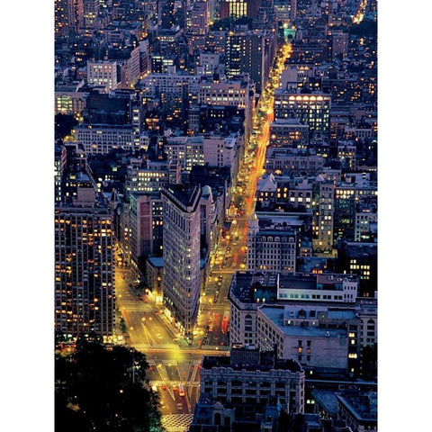 Flat light Black Modern Wood Framed Art Print with Double Matting by Reis, Thomas