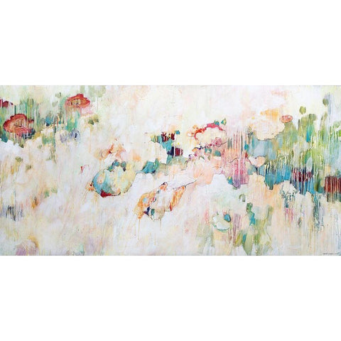 BlÃ¼tentau White Modern Wood Framed Art Print by Endress, Sabine