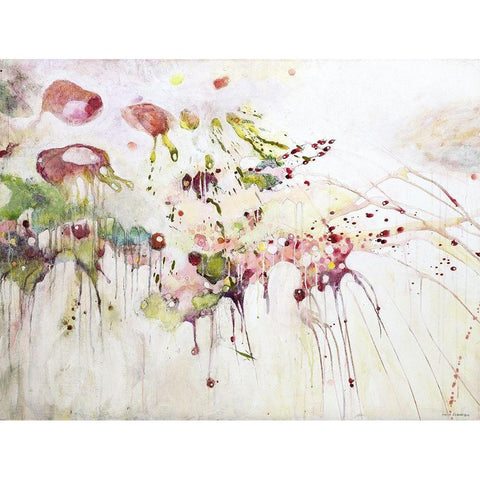 Wasserspiel 2 White Modern Wood Framed Art Print by Endress, Sabine