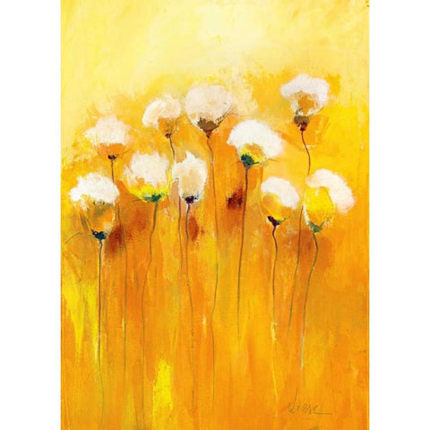 Summerfields II Black Modern Wood Framed Art Print by Strunk, Anne L.