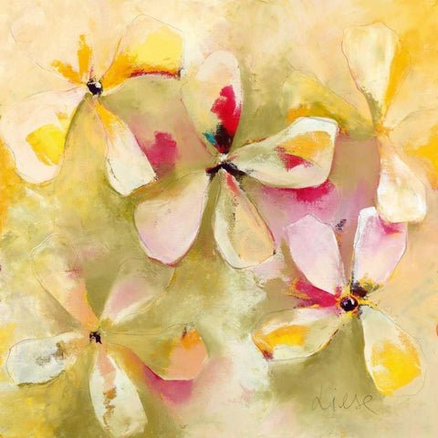Springtime Black Modern Wood Framed Art Print by Strunk, Anne L.