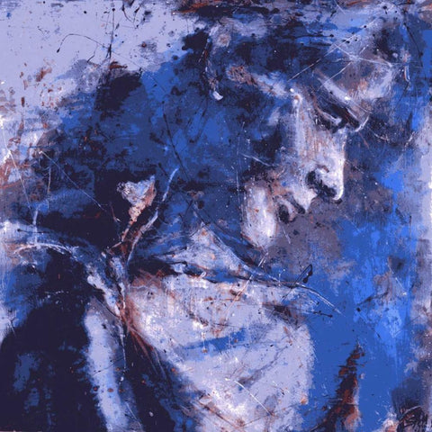 Emotion Gold Ornate Wood Framed Art Print with Double Matting by Miteff, Stefan