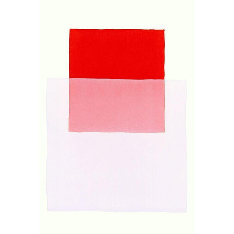 Color Code 2 White Modern Wood Framed Art Print by Maier, Werner