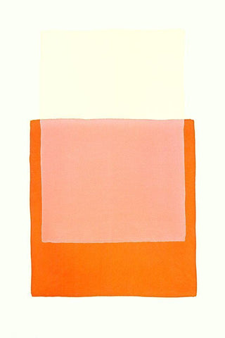 Color Code 4 White Modern Wood Framed Art Print with Double Matting by Maier, Werner