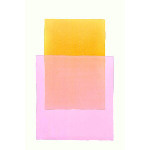 Color Code 5 White Modern Wood Framed Art Print by Maier, Werner