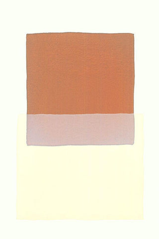 Color Code 7 White Modern Wood Framed Art Print with Double Matting by Maier, Werner