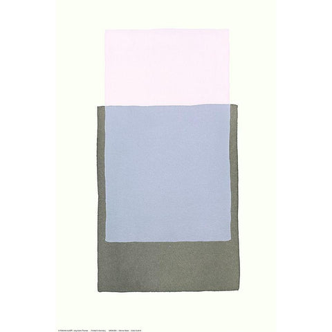 Color Code 8 Black Modern Wood Framed Art Print with Double Matting by Maier, Werner