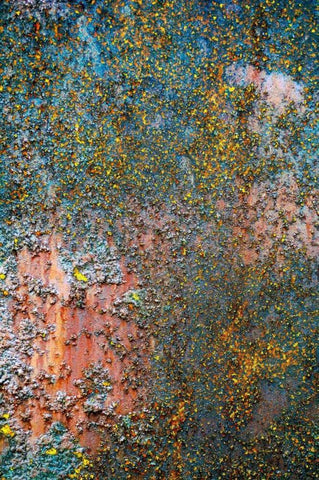 Ships Rust White Modern Wood Framed Art Print with Double Matting by Stalowy, John