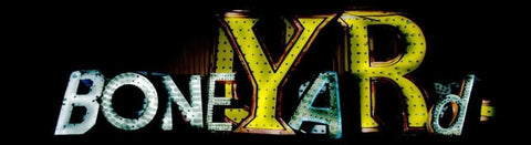 Boneyard White Modern Wood Framed Art Print with Double Matting by Stalowy, John