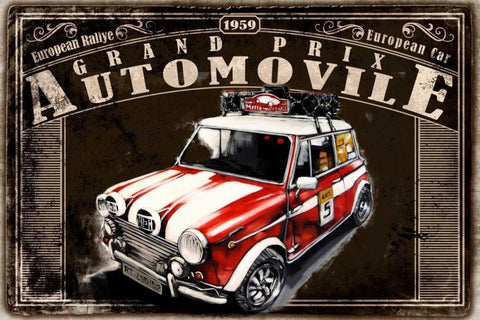 Grand Prix Automovile Black Black Ornate Wood Framed Art Print with Double Matting by Sola, Bresso