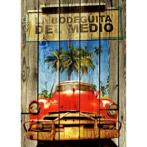 La Bodeguita -2 Black Modern Wood Framed Art Print by Sola, Bresso