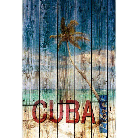 Cuba Libre White Modern Wood Framed Art Print by Sola, Bresso