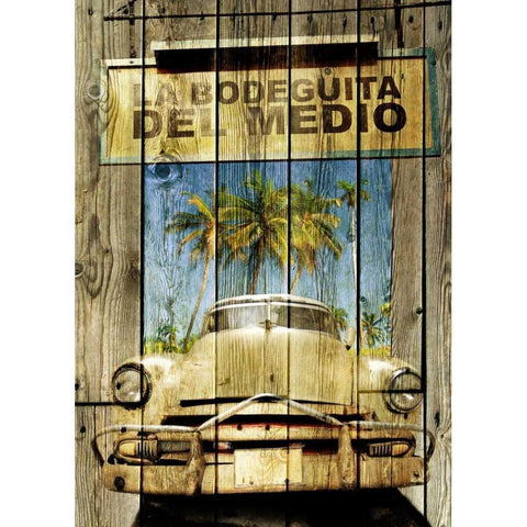 La Bodeguita -1 Gold Ornate Wood Framed Art Print with Double Matting by Sola, Bresso