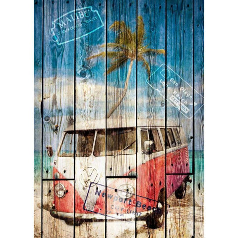 The Van Gold Ornate Wood Framed Art Print with Double Matting by Sola, Bresso