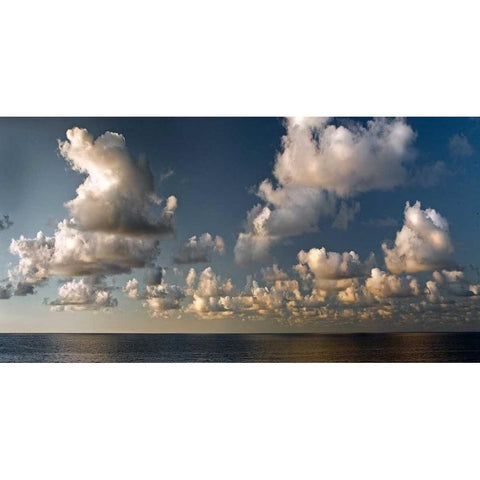 Sea 816 Black Modern Wood Framed Art Print with Double Matting by Palacios, J.A.