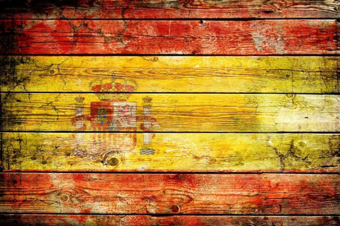 Spain 2 Black Ornate Wood Framed Art Print with Double Matting by Robins, John H.