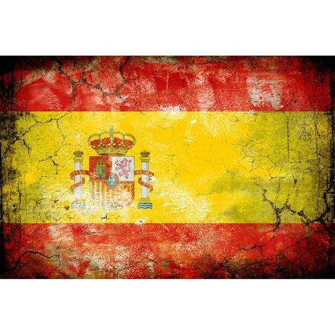 Spain 1 Black Modern Wood Framed Art Print by Robins, John H.
